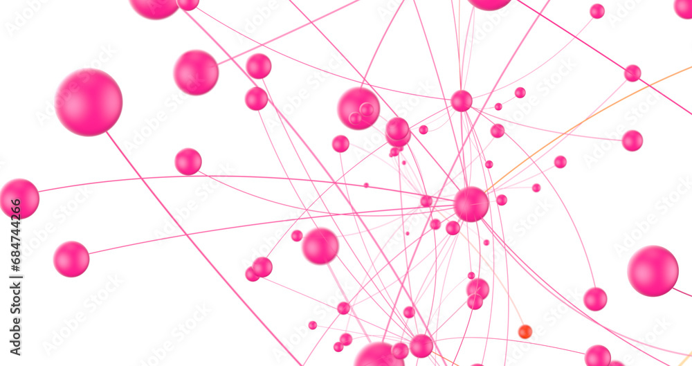 Abstract technology futuristic network - fantasy plexus background. 3D rendering Abstract technology futuristic network - fantasy plexus background. 3D rendering