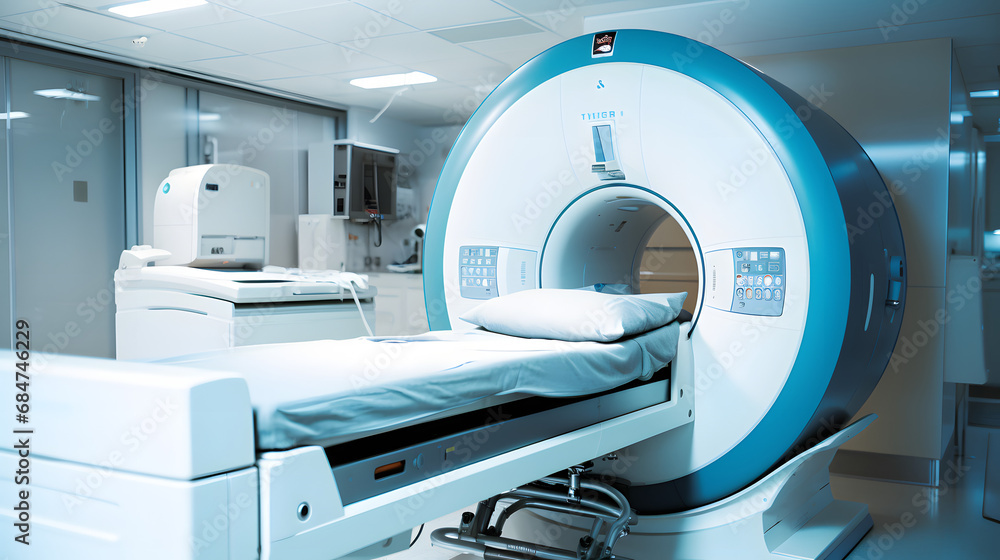 Resonance Imaging (MRI), technology background, concept for