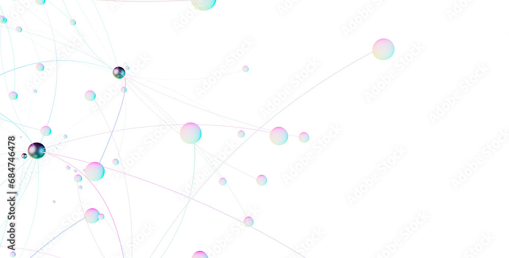 Abstract polygonal space with connecting dots and lines. Dark background. Connection structure. 3d Widescreen Abstract polygonal space with connecting dots and lines. Dark background. Connection structure. 3d Widescreen