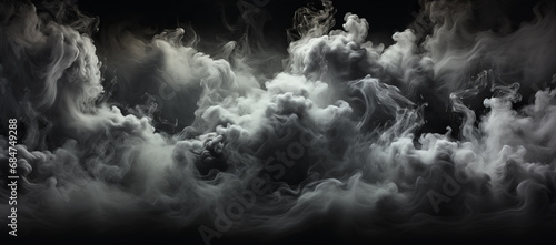 white smoke on black background © CRYPTOERMD