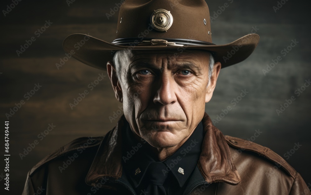 Fototapeta premium sheriff's portrait
