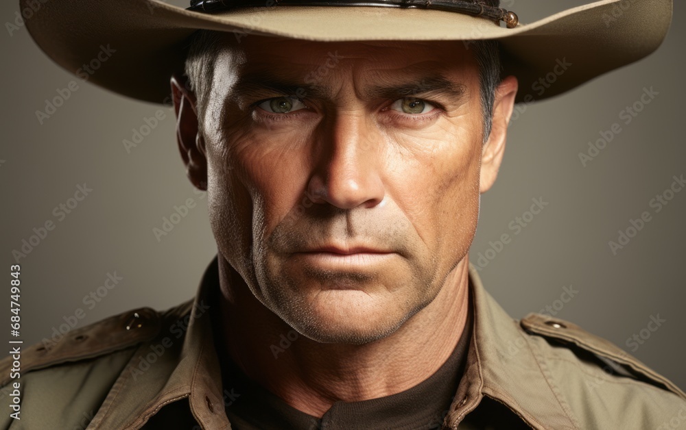 the formidable male portrait of the sheriff the formidable male portrait of the sheriff