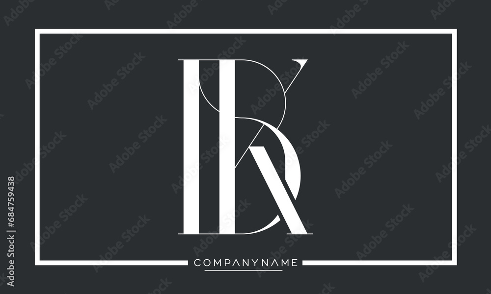 Alphabet Letters Icon Logo BK or KB Monogram Alphabet Letters Icon Logo BK or KB Monogram