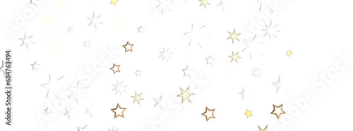 Stellar Christmas Drift: Radiant 3D Illustration Showcasing Descending Holiday Stars in Motion © vegefox.com
