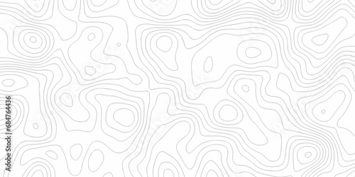  Black and white abstract background Seamless pattern wave lines Topographic map. Geographic mountain relief. Abstract lines background. Contour maps. Vector illustration, Topo contour map.
