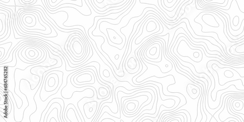  Seamless pattern wave lines Topographic map. Geographic mountain relief. Abstract lines background. Contour maps. Vector illustration, Topo contour map on white background, Topographic contour lines