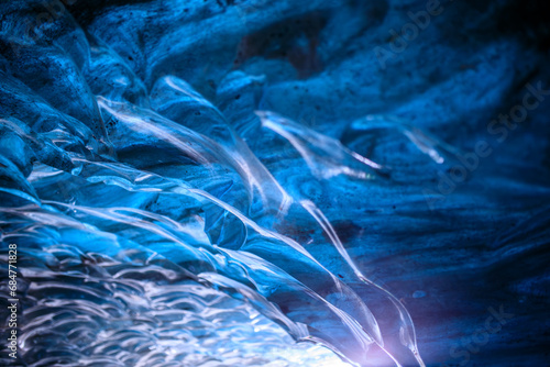 Ethereal Blue in Icelandic Cave