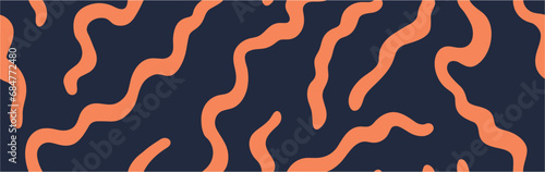 Textile repeating animal fur background. Abstract vector background. Hand drawn shapes vector illustrations. Seamless.
