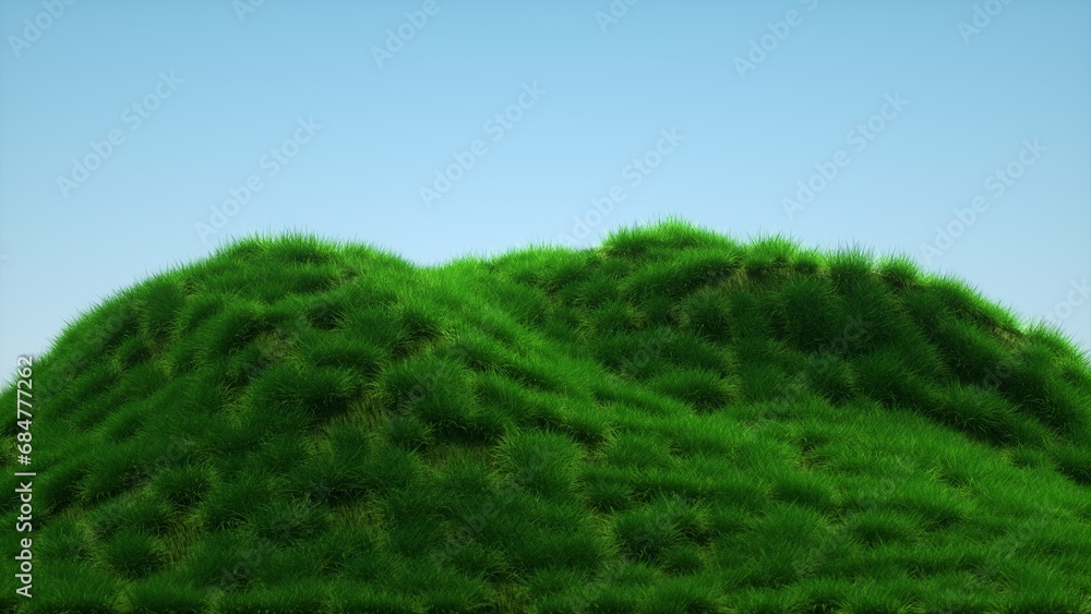green grass and blue sky green grass and blue sky