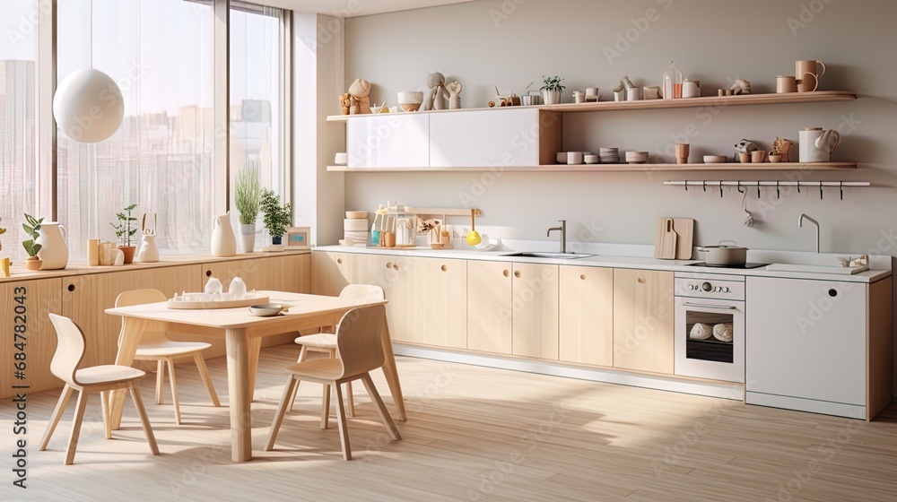 Kitchen without unnecessary details: minimalism in every baby Kitchen without unnecessary details: minimalism in every baby
