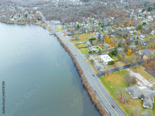 Aerial Drone of Mount Olive Budd Lake New Jersey