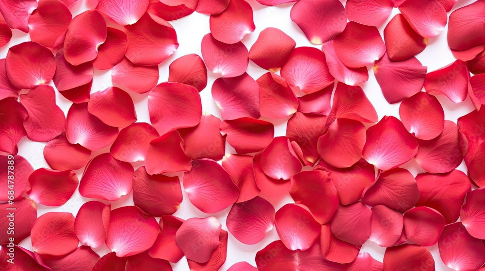 a close up of a bunch of red petals on a white surface with a light reflection in the middle of the petals. a close up of a bunch of red petals on a white surface with a light reflection in the middle of the petals.