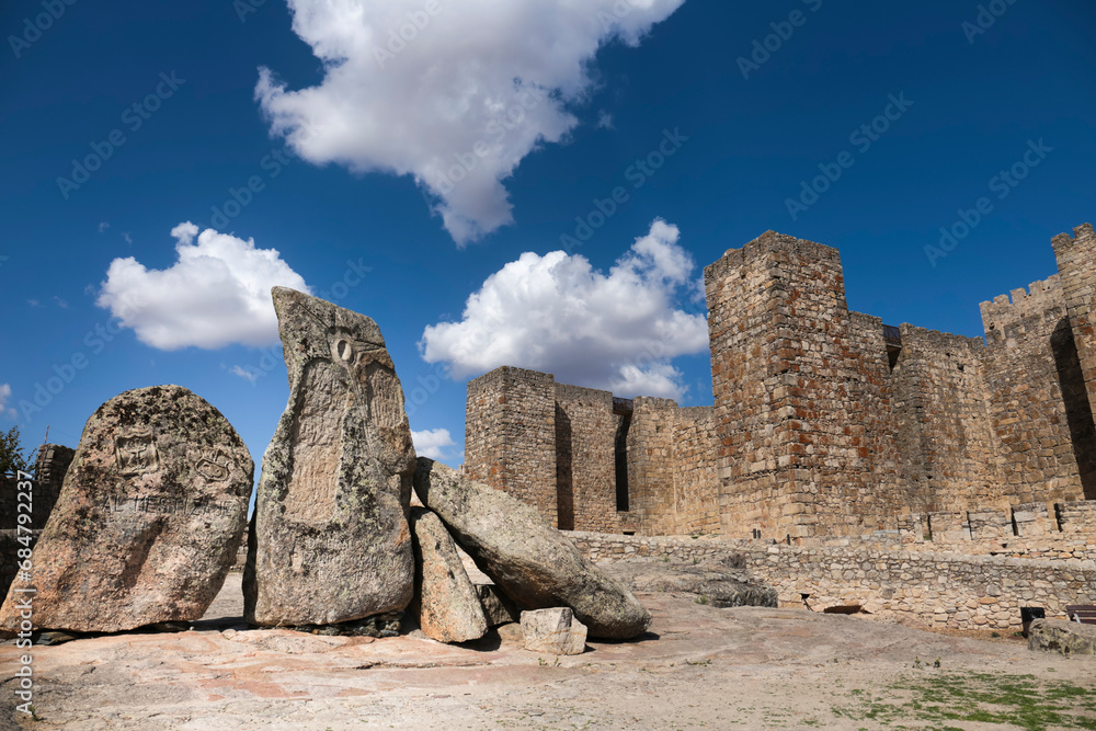 Trujillo (Alcazaba) castle in Trujillo town, Caceres