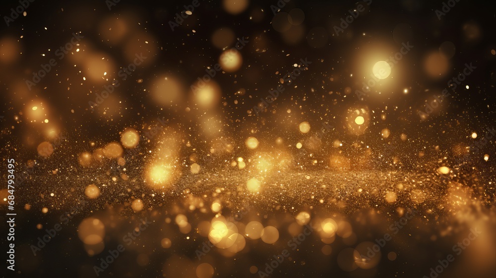 Golden particle dust background wallpaper Golden particle dust background wallpaper