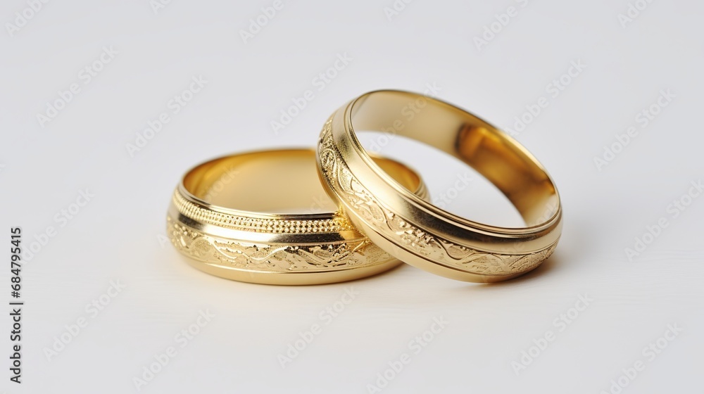 The idea of wedding accessories and wedding rings on a white wooden background. The idea of wedding accessories and wedding rings on a white wooden background.