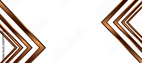 Abstract Shining Copper Stripes Border background Wallpaper