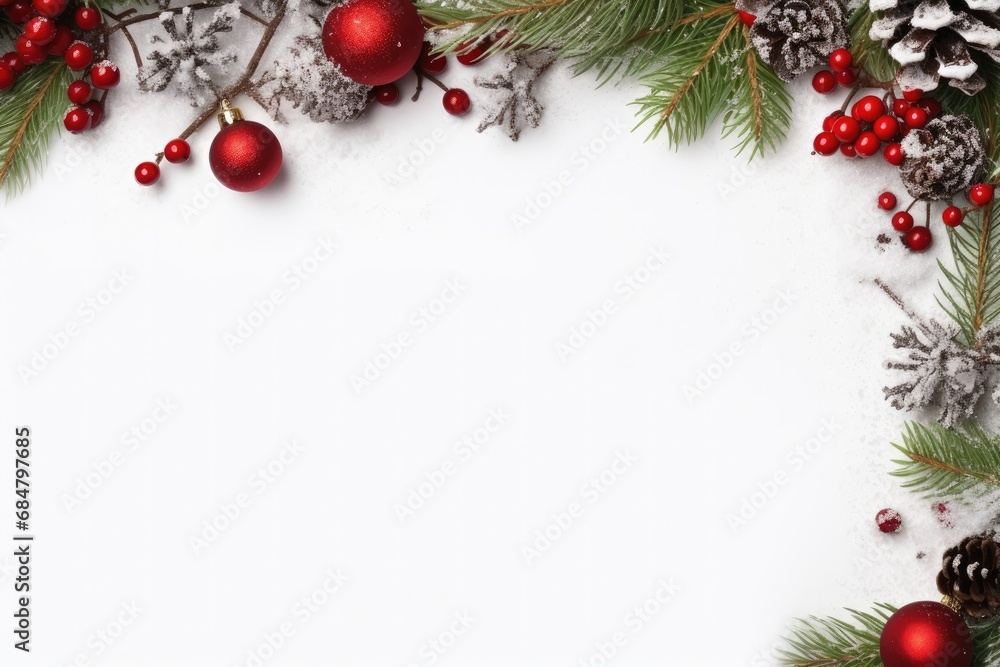 Empty christmas themed background Empty christmas themed background