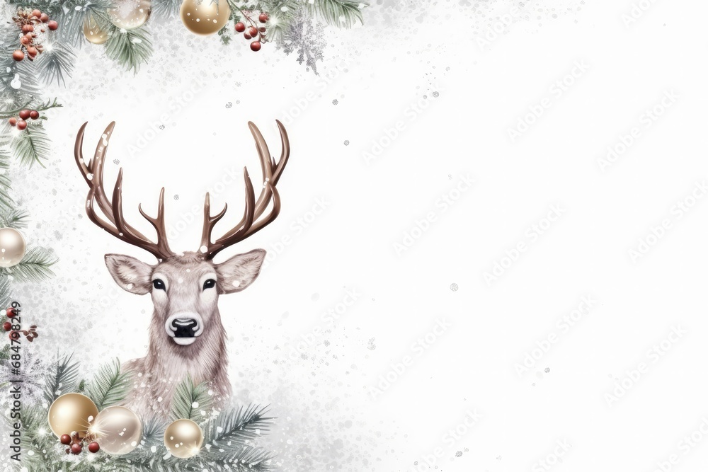 Empty christmas themed background Empty christmas themed background