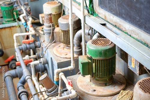 electric pump motors of industrial machines