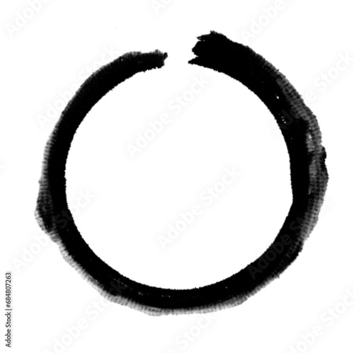 round black circle frames