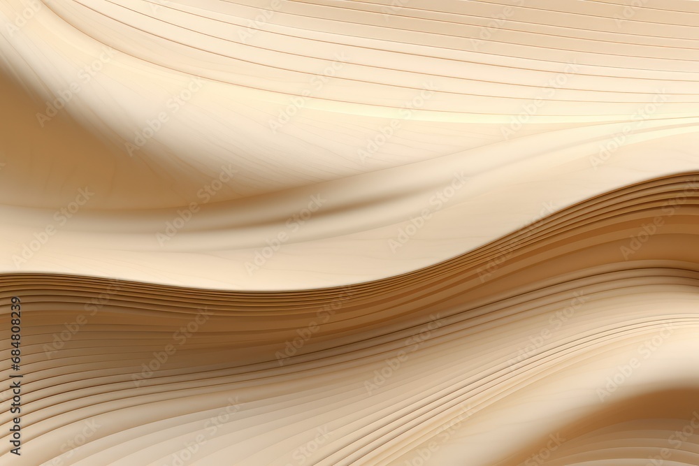 Light wood 3D wave background Light wood 3D wave background