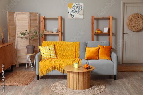 Interior of modern living r...