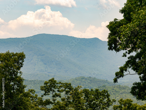 Smoky Mountains, Appalachian Mountains, Beautiful Landscape of Trees and Sky During Summer in the Eastern United States 15
