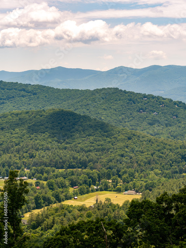 Smoky Mountains, Appalachian Mountains, Beautiful Landscape of Trees and Sky During Summer in the Eastern United States 12
