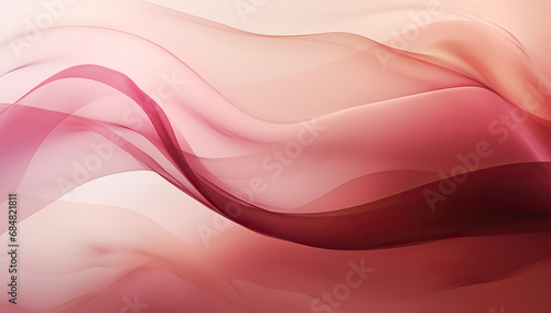 a red wavy background with pink smoky lines, in the style of ildiko neer, abstraction.