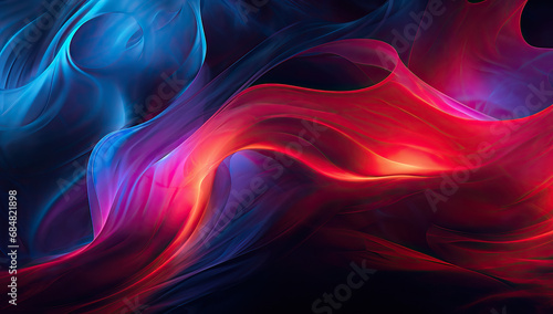 the color and shape of a fire burns on the black background, in the style of futuristic chromatic waves. colorful flaming clouds wallpaper