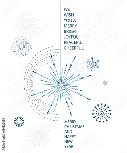 Modern design templates of Christmas, posters, covers set. Trendy minimalist aesthetic with gradient graphic backgrounds.. White flowers on a grey background.