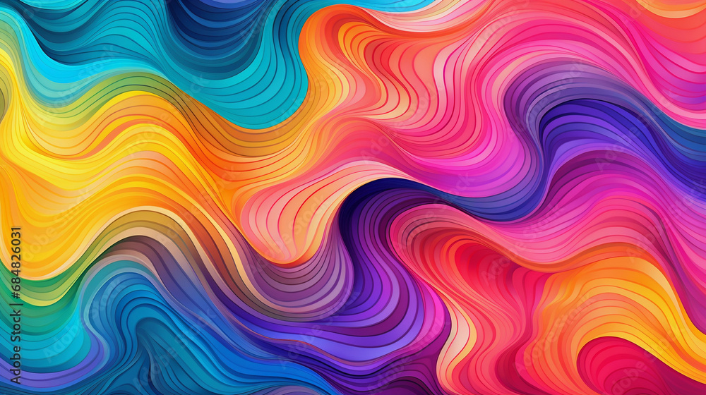 Abstract Dopamine Dressing: Psychedelic Fashion Motif Abstract Dopamine Dressing: Psychedelic Fashion Motif