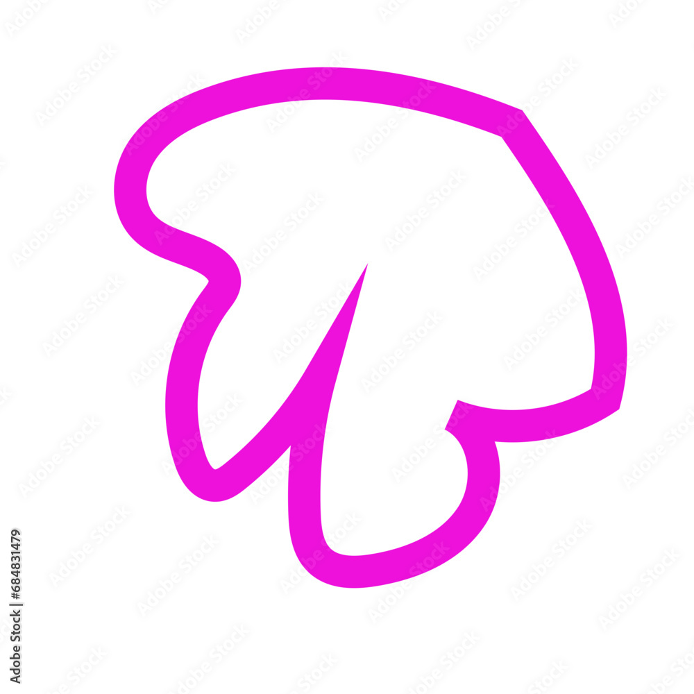 Pink outlines abstract shapes vector Pink outlines abstract shapes vector