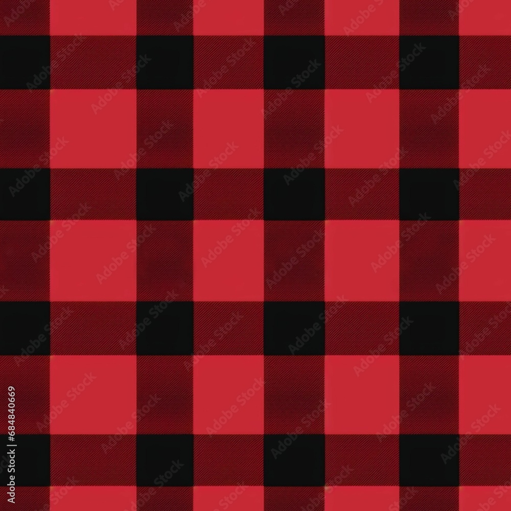 Red checkered pattern. Simple plaid background created with Generative Ai technology Red checkered pattern. Simple plaid background created with Generative Ai technology