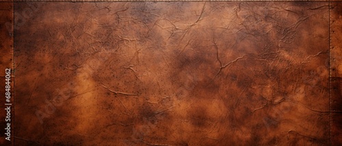 Distressed brown Leather texture background,a grunge texture inspired by distressed leather, can be used for printed materials like brochures, flyers, business cards. photo