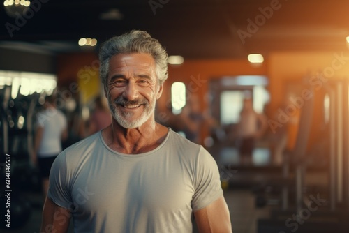 Embracing active aging: the power of retiree fitness for health, vitality, and well-being in the golden years. pensioners fitness , exercise and wellness. photo