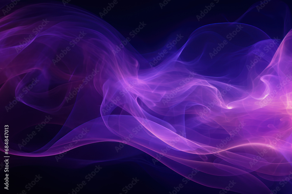 Purple Smoke on Dark Background