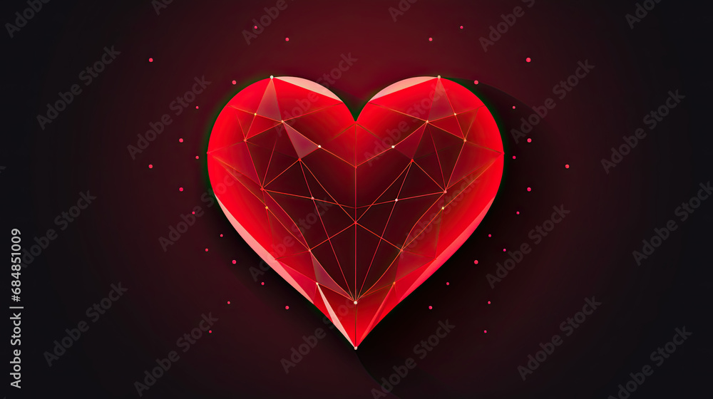 2D vector heart shape 2D vector heart shape