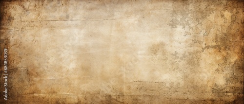 Worn Paper and Ink texture background, Old grunge textured paper background, can be used for printed materials like brochures, flyers, business cards. photo