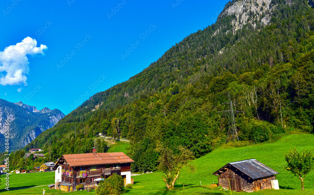 Dalaas im Klostertal, Bezirk Bludenz (Vorarlberg, Österreich)