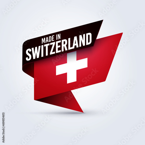 Made In Switzerland Flag