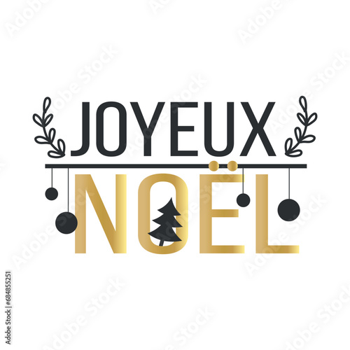 Text JOYEUX NOEL (French fo...