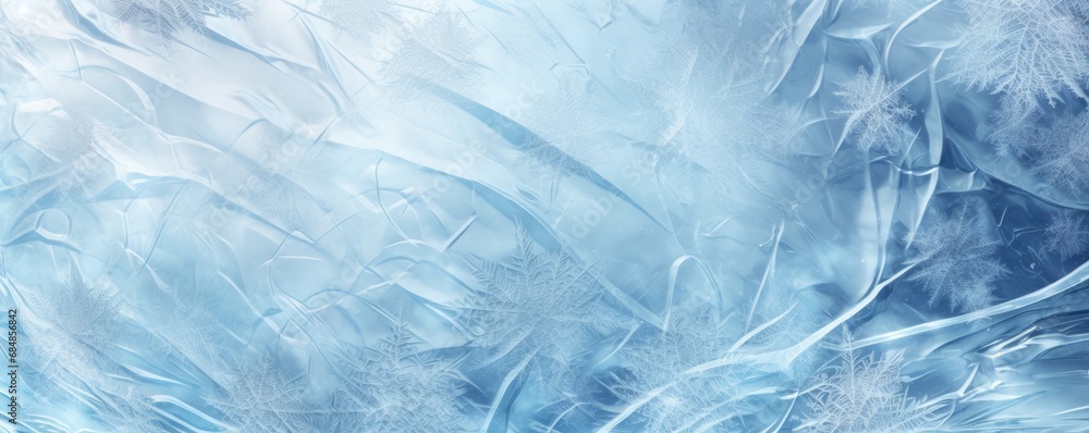 Frosted patterns and ice, abstract background Frosted patterns and ice, abstract background