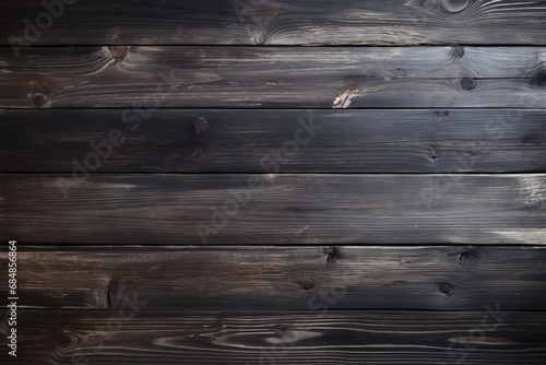 High resolution top view of a dark brown wooden texture background with natural wood grain pattern