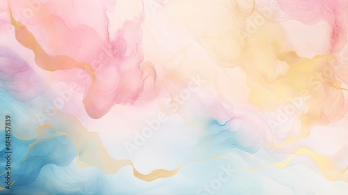 Abstract watercolor background. Colorful marble texture. illustration. Generative AI