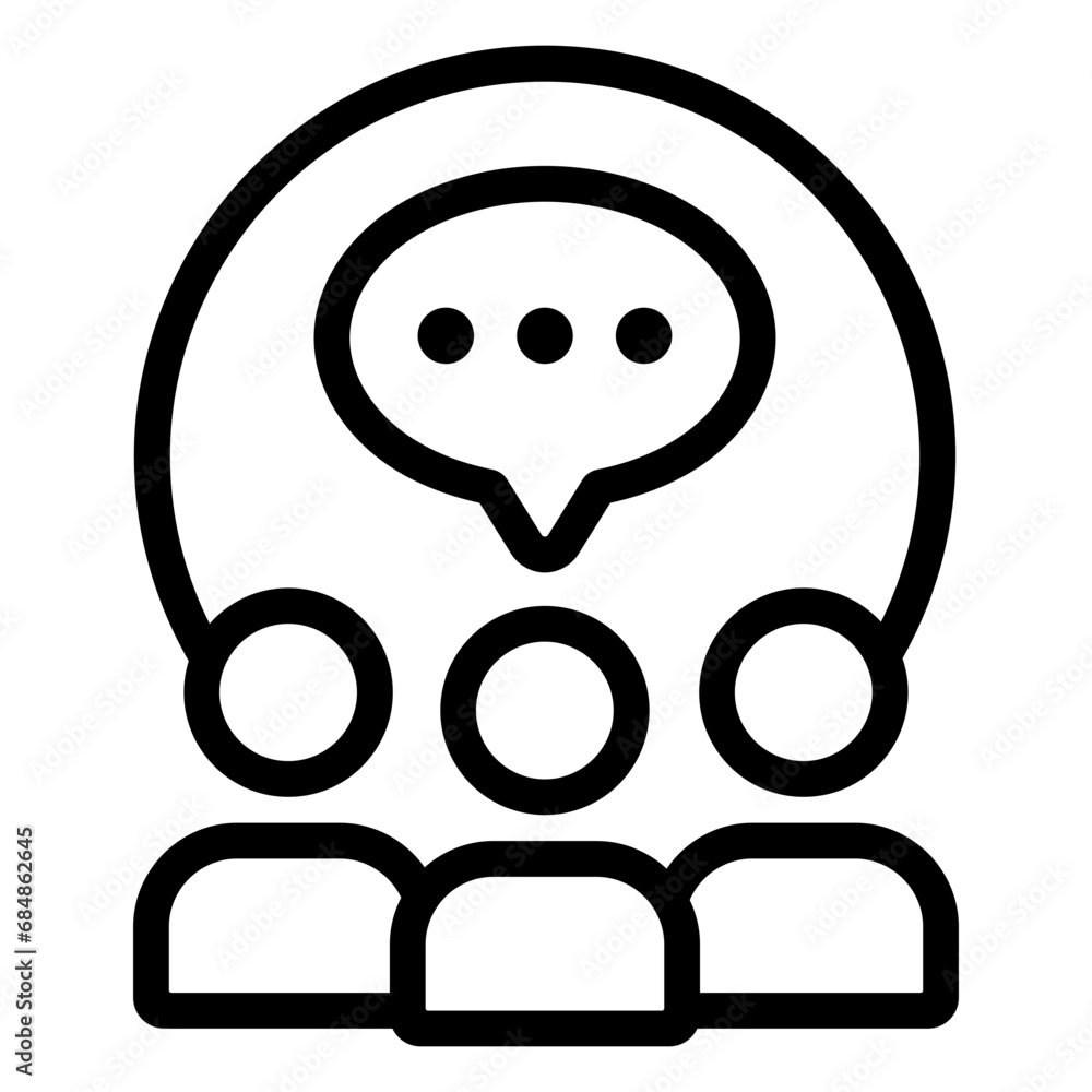 Naklejka premium community