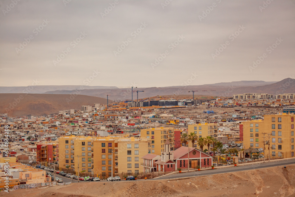 ARICA CITY FROM THE HILLS