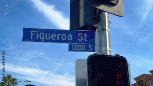 Figueroa Street in Los Angeles - travel photography photo