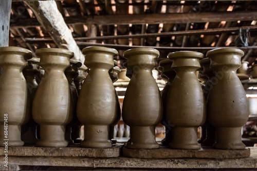 Ceramic vases for sale in Maragogipinho in the city of Aratuipe, Bahia. photo