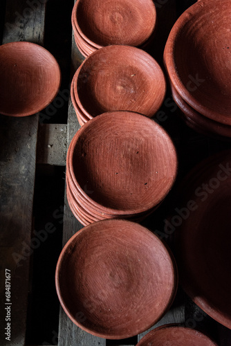 Ceramic pieces for sale in Maragogipinho in the city of Aratuipe, Bahia. photo